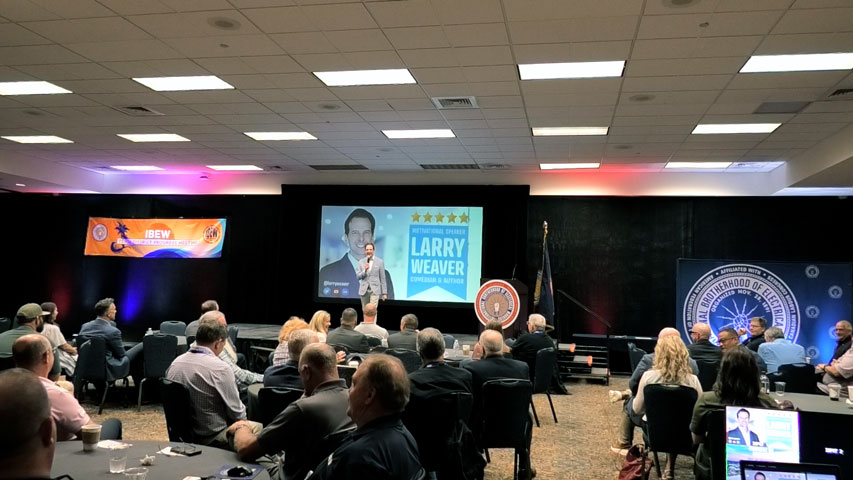 Motivational Speaker in South Carolina for International Brotherhood of Electrical Workers Tenth District
